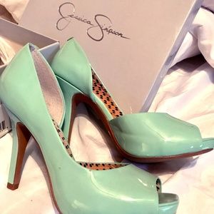 Jessica Simpson Mint Green Pumps JOSETTE